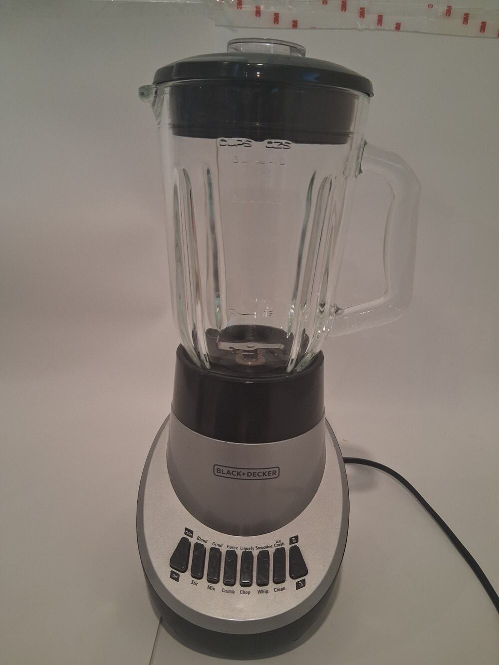 Black & Decker FusionBlade 12-Speed Blender BL1130 6-Cup Glass Jar Tested